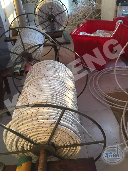 Electric traction rope